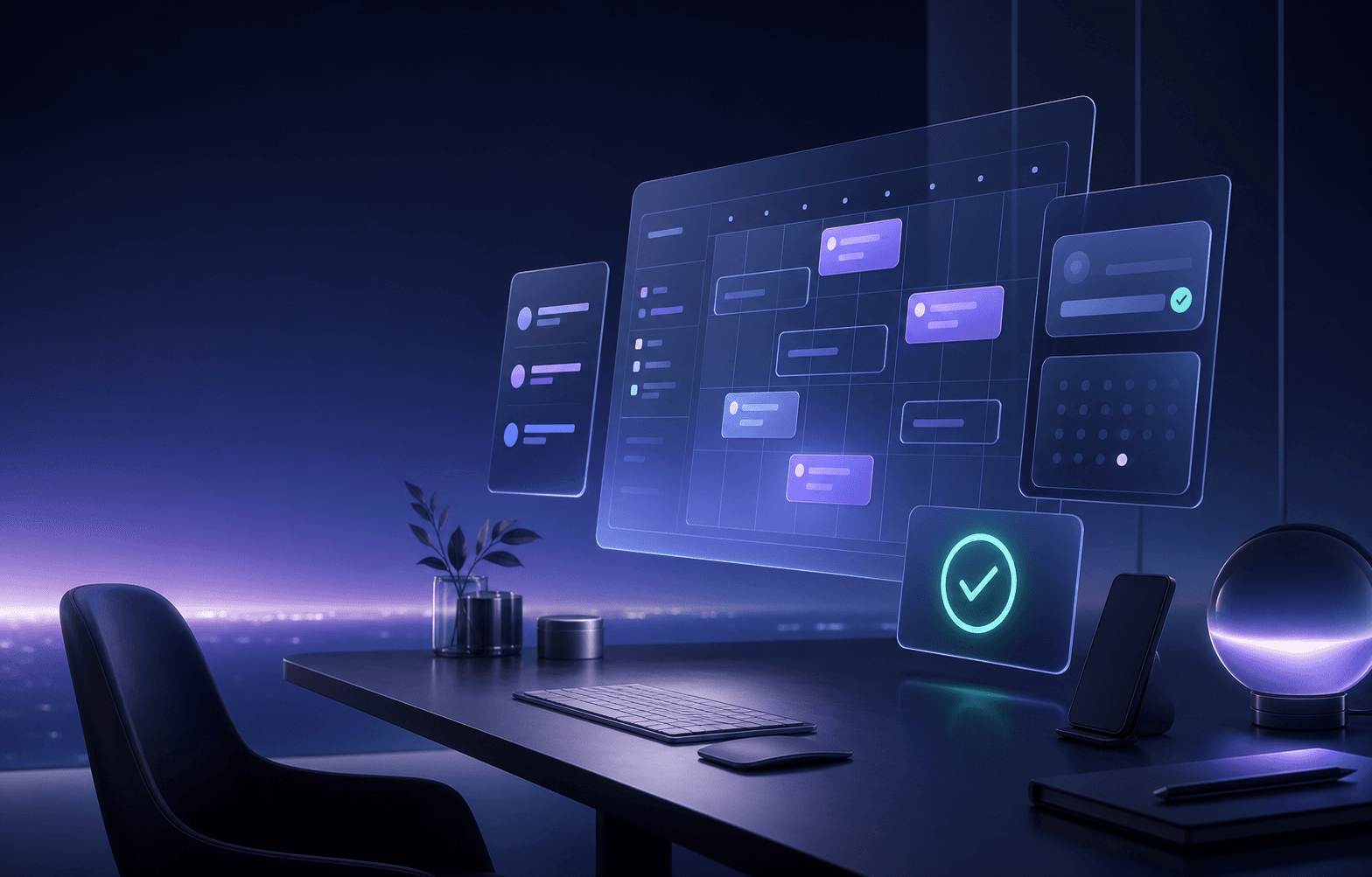 Visualización de una agenda online con reservas y pagos confirmados